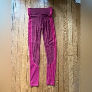 Bandier Burgundy Leggings - Size XS